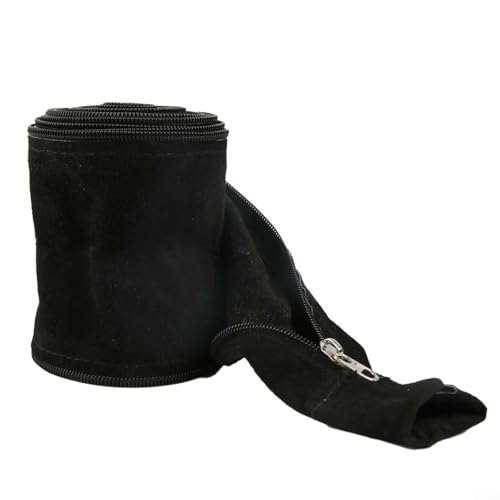 EXTRWORY Für WIG Taschenlampe Kabelabdeckung Leder Schwarz 3,5 m abriebfest schwer entflammbar Schlauchwickel Schutzmantel für Schweißarbeiten von EXTRWORY