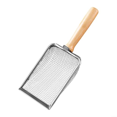 EXTRWORY Gartensieb mit Holzgriff, Gartensieb für Kompost, Sand, geeignet für die Vorbereitung von Blumenbeeten oder Blumenerde (2,8 mm) von EXTRWORY