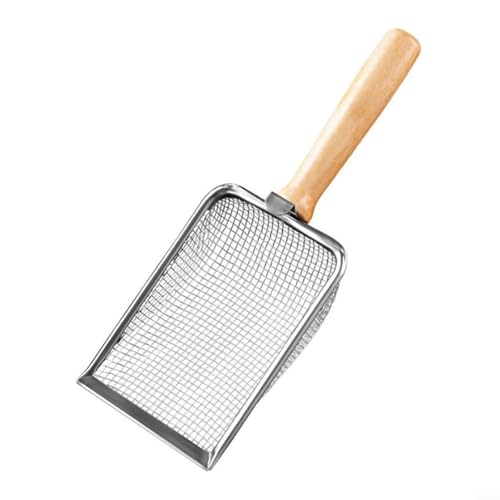 EXTRWORY Gartensieb mit Holzgriff, Gartensieb für Kompost, Sand, geeignet für die Vorbereitung von Blumenbeeten oder Blumenerde (5,0 mm) von EXTRWORY