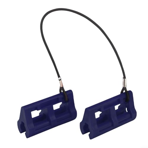 EXTRWORY Hydraulische Lenksperre, Außenbordmotor-Seitenschutzvorrichtung, 10,2 cm Schaft, 1,9 cm, kompakt, leicht, für Bootstransport, Lagerung (blau) von EXTRWORY