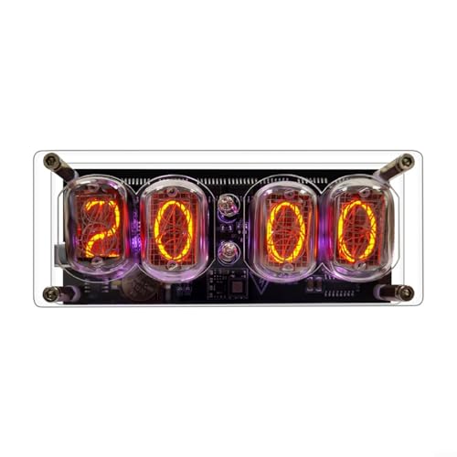 EXTRWORY IN12 Nixie Clock LED Lampe Röhre Digital Uhr Glow Tube Uhr Retro Uhr Modul Kit mit USB-C Netzteil RGB Atemlicht EXTRWORY IN12 Nixie Clock LED Lampe Röhre Digital Uhr Glow Tube Uhr Retro Uhr Modul Kit mit USB-C Netzteil RGB Atemlicht von EXTRWORY