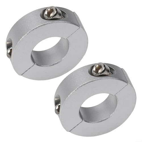 EXTRWORY Lineare Schienenanschlagmanschetten, Wellenmanschette, doppelte geteilte Klemme, 20–30 mm Innendurchmesser für Schubkarrenachse, Getriebebaugruppen(25mm) von EXTRWORY