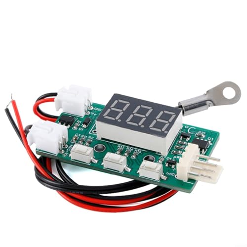 EXTRWORY Lüfter-Temperaturregelungsmodul, 4-adrig, industrieller Geschwindigkeitsregler, Echtzeit-Anpassung, Fehlererkennung, grün, 50 mm x 27 mm, für Gerätekühlung und industrielle Einstellungen EXTRWORY Lüfter-Temperaturregelungsmodul, 4-adrig, industrieller Geschwindigkeitsregler, Echtzeit-Anpassung, Fehlererkennung, grün, 50 mm x 27 mm, für Gerätekühlung und industrielle Einstellungen von EXTRWORY