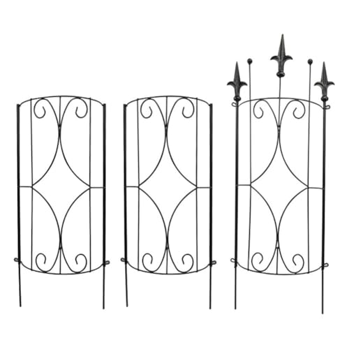 EXTRWORY Metall-Pflanzenstütze, Rankgitter, Garten, Kletterhalterung für Topfpflanzen, Outdoor, 3 Stück von EXTRWORY