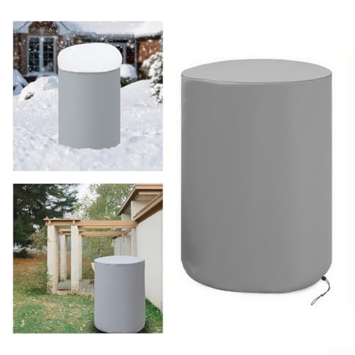 EXTRWORY Oxford Tuch Wassertankabdeckung mit verstellbarem Kordelzug Regenschutz Abdeckung für Lagertank 63,5 x 94 cm grau (210D) von EXTRWORY