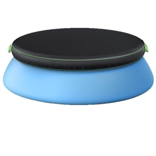 EXTRWORY Pool-Abdeckung, rund, mit elastischem Seil, schwarz, 210D-Polyester, silberbeschichtet, UV-beständig, reflektierende Streifen, für oberirdische Schwimmbäder, Garten, Terrasse, 3,5 m EXTRWORY Pool-Abdeckung, rund, mit elastischem Seil, schwarz, 210D-Polyester, silberbeschichtet, UV-beständig, reflektierende Streifen, für oberirdische Schwimmbäder, Garten, Terrasse, 3,5 m von EXTRWORY