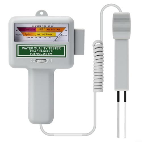 EXTRWORY Pool Wassertest Kit pH und Cl2 Tester Wassertest Kit Digital Meter LCD Display Leichter Kunststoff Pool Spa Aquarium Verwendung EXTRWORY Pool Wassertest Kit pH und Cl2 Tester Wassertest Kit Digital Meter LCD Display Leichter Kunststoff Pool Spa Aquarium Verwendung von EXTRWORY