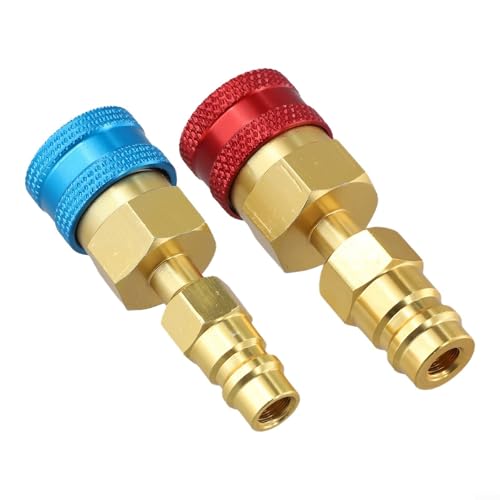 EXTRWORY R1234YF auf R134A Auto Klimaanlage Adapter Kit Professionelle Schnellkupplungen High Low Side AC Umbausatz für Automobil von EXTRWORY