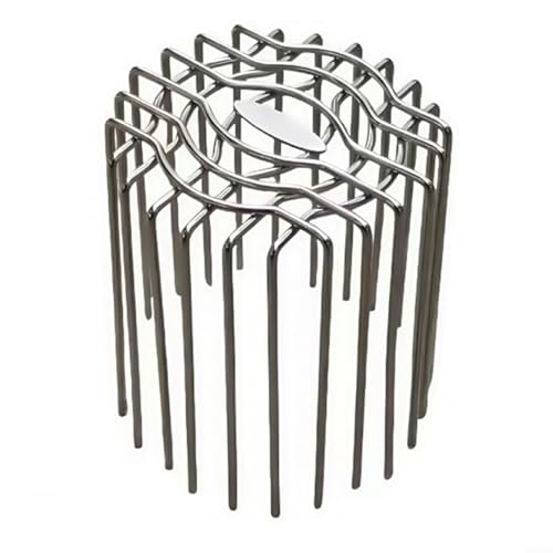 EXTRWORY Runde Edelstahl-Dachbodenablaufabdeckung für Balkon und Garten, Regenrinnen-Schutz, Outdoor-Drainage-Lösung (90 mm) von EXTRWORY
