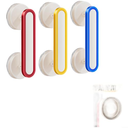 EXTRWORY Saugnapf Türgriff ohne Bohren Schrank ziehen Vakuumschloss für Glas Kühlschrank Schublade 16,5 x 5 x 4,5 cm für Home Office Küche (A+B+C) von EXTRWORY