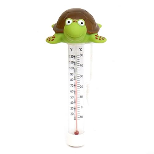 EXTRWORY Schwimmendes Poolthermometer für Schwimmbäder mit Seil und doppelter Temperaturanzeige in F und C wasserdichtes Design (1 Stück) von EXTRWORY