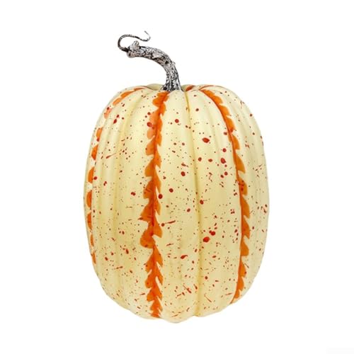 EXTRWORY Simulierte Kürbis-Requisiten für Halloween, realistische Herbstdekoration, Kunststoff-Kürbisse, mehrere Größen, 15 x 15 x 20 cm, 24 x 24 x 15 cm, für Fotoshootings, Partys, Zuhause EXTRWORY Simulierte Kürbis-Requisiten für Halloween, realistische Herbstdekoration, Kunststoff-Kürbisse, mehrere Größen, 15 x 15 x 20 cm, 24 x 24 x 15 cm, für Fotoshootings, Partys, Zuhause von EXTRWORY
