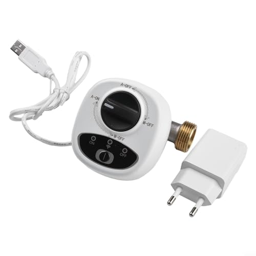 EXTRWORY Smart WiFi Wasserventil Handy Fernbedienung Ein-Klick-Schalter Ewelinkapp steuert drahtloser elektrischer Kugelhahn Sprachsteuerung Timer und Alarmfunktion für DN15/DN20/DN25 (DN25) von EXTRWORY