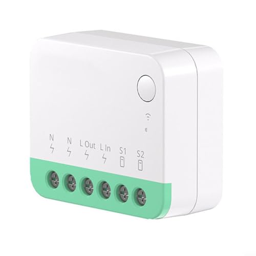 EXTRWORY Smart Wifi Switch Modul unterstützt Fernbedienung für Sonoff Minir4M Fernbedienung Smart Scheduled Switch funktioniert 39,5 x 33 x 16,8 mm von EXTRWORY