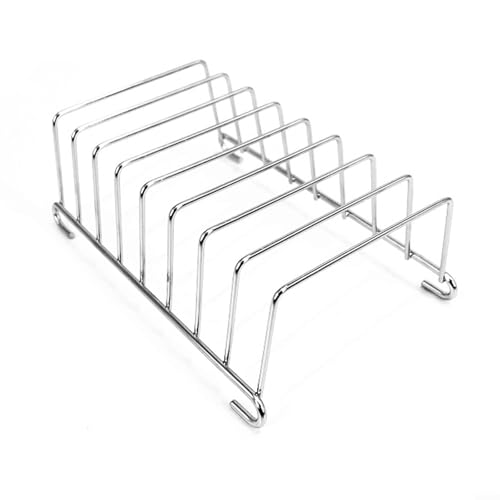 EXTRWORY Toasthalter Scheibe Toast Gestell Rostfrei Stahl Brot Anzeige Brot Stand Luft Friteuse Toastständer und Tellerhalter Luftfritteusen Grill(Metal toast rack) von EXTRWORY