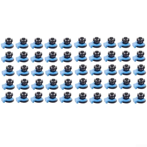 EXTRWORY Tube Embedded Connector for 3D Printer Extruder Head Accessories 4MM Claw Buckle Black Blue For Hobbyists Professionals (50) von EXTRWORY