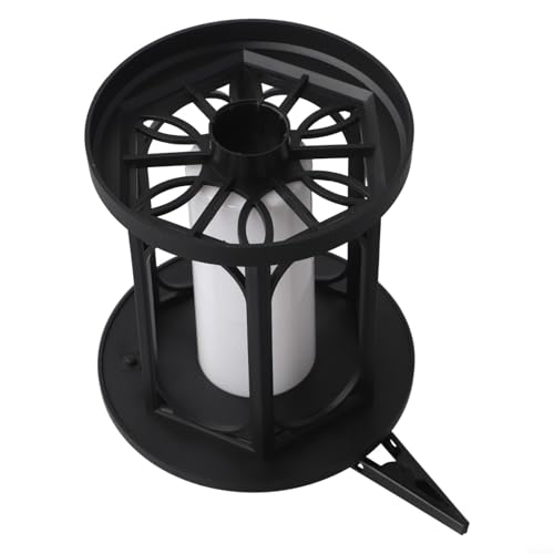 EXTRWORY Verbesserte Solarlaterne mit flackernder Flamme, wasserdicht, einfach zu installieren, wasserdichte Solarlaterne mit einzigartiger tanzender Flamme für eine gemütliche Outdoor-Atmosphäre von EXTRWORY