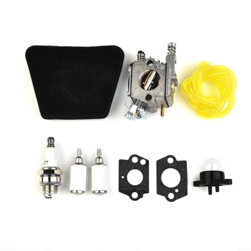 EXTRWORY Vergaser-Set, Luftfilter-Set, für Poulan für McCulloch-Modelle, für Partner-Kettensäge 351 352 370 371 390 391 401 420 422, Ersatzteil-Set von EXTRWORY