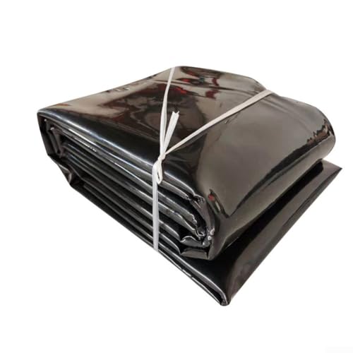 EXTRWORY Wasserdichte Teichfolie aus HDPE, 0,3 mm, schwarz, für den Garten, Fischtank, Anti-Auslauf-Membran für Outdoor-Wasserspiele, Koi (3 x 3 m) von EXTRWORY