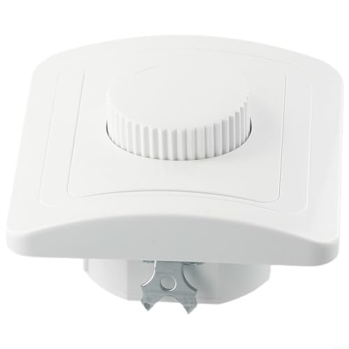 EXTRWORYRotary Dimmer Switch,Dimmer Für Led Lampen,230V 4-300W Flush-Mount Incandescent Halogen Lamp Dimmer von EXTRWORY