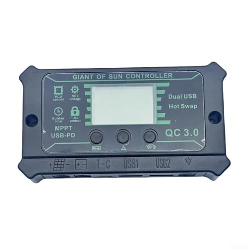 Effizient für Solarladungsmanagement mit MPPT-Controller mit LCD-Display und zwei Anschlüssen (100 A) von EXTRWORY