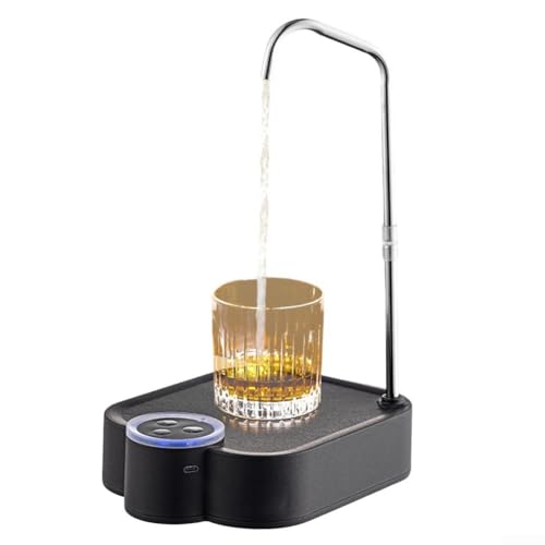Elektrischer Wasserspender mit Touch-Steuerung und Typ-C-Aufladung, perfekt für Outdoor-Abenteuer (Schwarz) von EXTRWORY