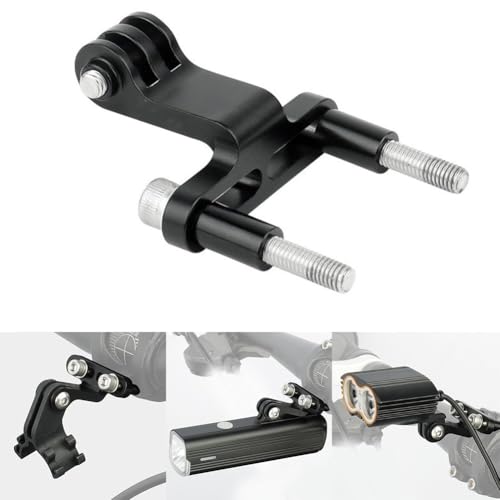 Fahrrad-Frontlicht-Halterung, kompatibel mit Fahrradscheinwerferhalter, Gehäuse aus Aluminiumlegierung mit 304 Edelstahl-Verschluss, passend für 18 30 mm Taschenlampe (D) von EXTRWORY
