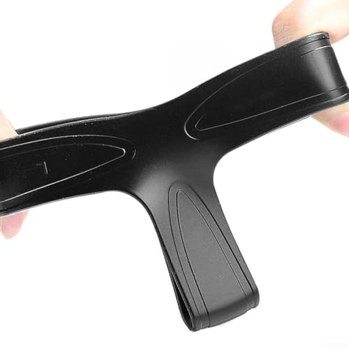 Flossen Befestigungsriemen mit Dreieck-Design, Silikonmaterial für erhöhte Haltbarkeit (XL (42–45), schwarz) von EXTRWORY