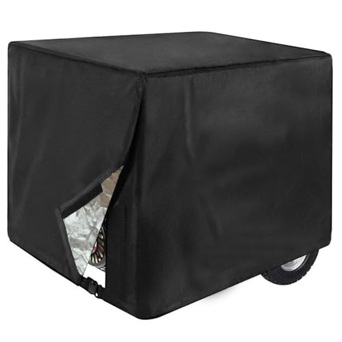 Generator Regenschutz aus 420D Oxford Tuch Optimaler Schutz für den Außenbereich (78 * 60 * 53CM SCHWARZ) von EXTRWORY