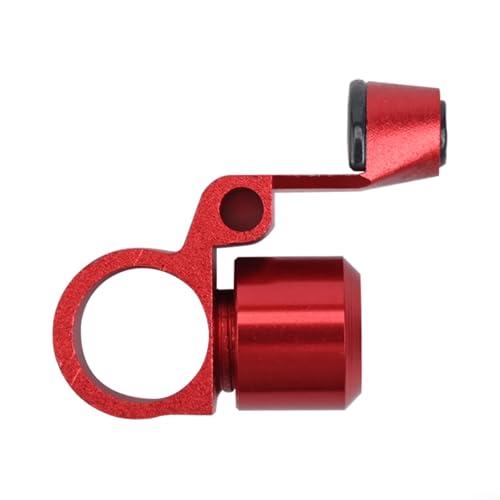 Hergestellt aus Aluminiumlegierung, funktioniert das dünne Mundglocken-Drahtlehre mit der ABU für STX PRO Baitcastrolle (rot) von EXTRWORY