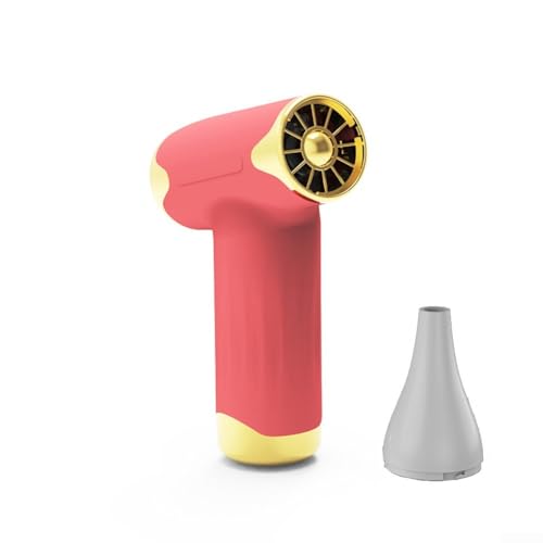 Hochgeschwindigkeits-Staubgebläse & Mini-Ventilator, kompaktes und leichtes Handheld-Design für verschiedene Anwendungen (rot) von EXTRWORY