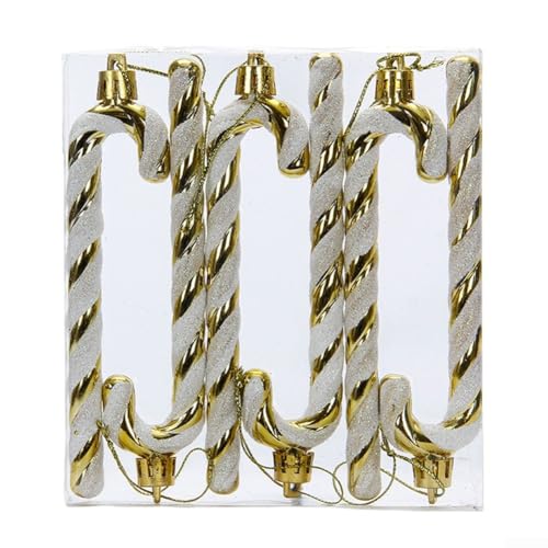 HolidayFor ay ChristmasFor as cFor ane pendFor ants for tree wreFor ath gFor arlFor and For and YFor ard Use crFor afted from plastFor astic with eFor asy hFor anging loops (gold) von EXTRWORY