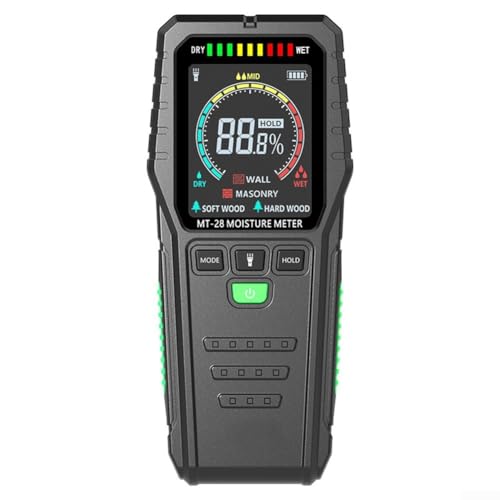 Holzfeuchteprüfer mit LCD-Display zur zerstörungsfreien Messung der Feuchtigkeit in Wänden und Holz Holzfeuchteprüfer mit LCD-Display zur zerstörungsfreien Messung der Feuchtigkeit in Wänden und Holz von EXTRWORY