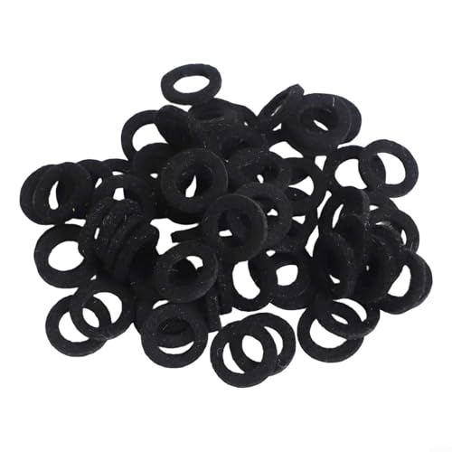 Instrument Care Essentials 100 Trompeten-Filzkissen Ringe für Musiker (schwarz) von EXTRWORY