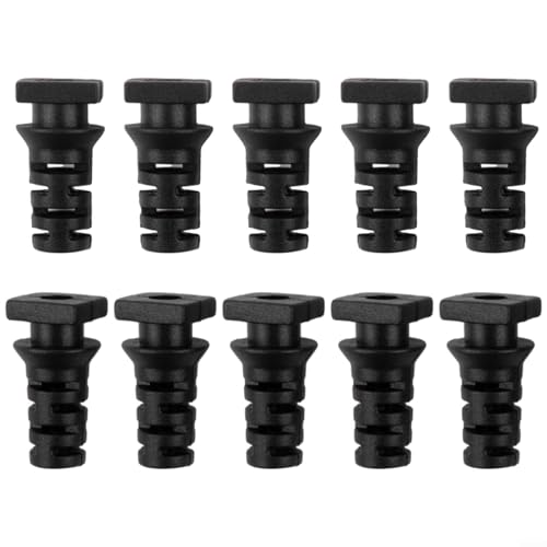 Kabelhülsen Gummi Zugentlastung, Kabel Elektrowerkzeug Kabelschutz 10X (3,5 mm-schwarz) von EXTRWORY