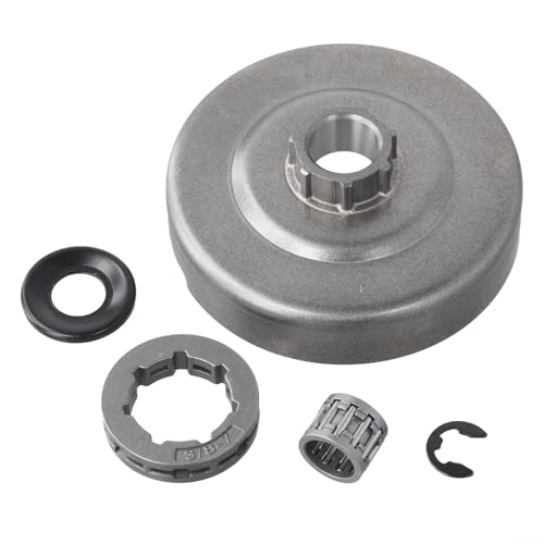 Kupplungstrommel 38 Felgenritzel Unterlegscheibe Kit für 365 362 371 372 für XP Kettensägen Ersatzteil kompatibel mit OEM 503 93 24 71 503 43 20 01 503 27 21 01 von EXTRWORY