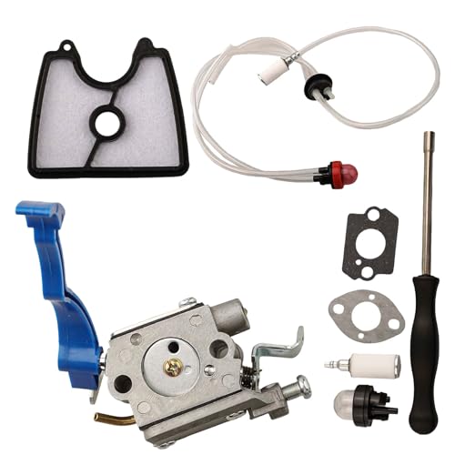 Laubbläser Ersatz-Kit für 125B 125BX 125BVX Modell für 590460102 Vergaser mit Kraftstoffleitung und Luftfilterkomponenten Laubbläser Ersatz-Kit für 125B 125BX 125BVX Modell für 590460102 Vergaser mit Kraftstoffleitung und Luftfilterkomponenten von EXTRWORY