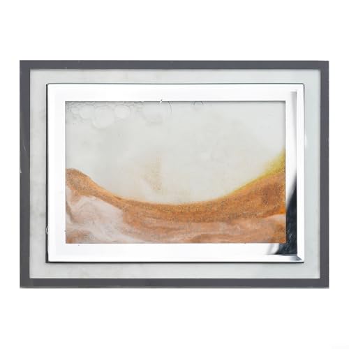 Lively Treibsand Malrahmen ansprechendes Dekostück für Entspannungsbereiche (gelb) von EXTRWORY