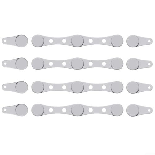 Magnetische Silikonschnalle für Luftfritteusen, 4 Sets, um Pergamentpapier während des Kochens an Ort und Stelle zu halten (grau) von EXTRWORY