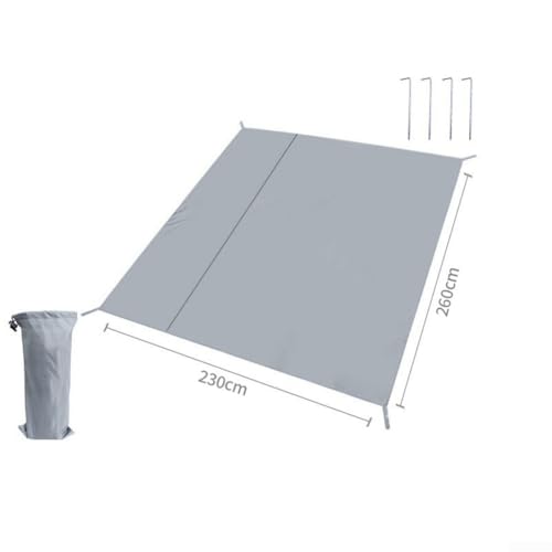 Mehrzweck-Bodenmatte mit Bodennägeln für alle Ihre Outdoor-Bedürfnisse (300 x 210 cm) von EXTRWORY
