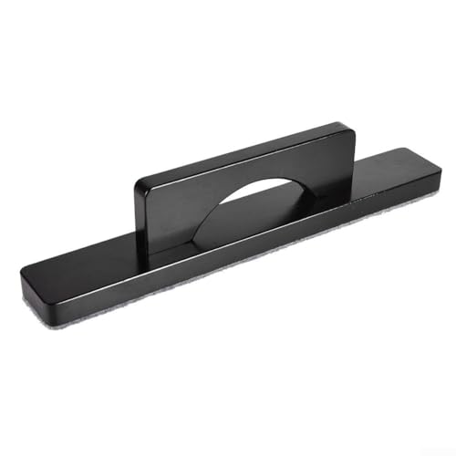 Professionelle Shuffleboard-Reinigungsbürste aus Massivholz und weichem Filz, um Shuffleboard-Oberflächen sauber und spielbereit mit Leichtigkeit zu halten (schwarz) von EXTRWORY