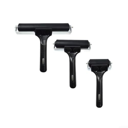 Stanzwerkzeug-Set mit Gummi-Brayer-Rolle und Pinzette für Scrapbooking und Heimdekoration (200 mm) von EXTRWORY