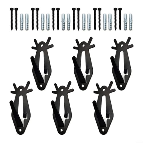 Totenkopf-Haken aus Edelstahl, 6-teiliges Set für elegante Trophäen (B) von EXTRWORY