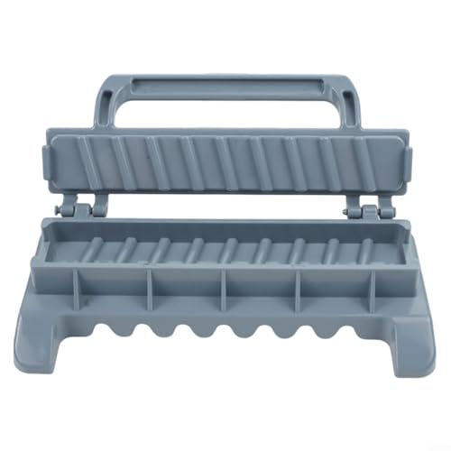 Tragbarer, faltbarer Grillspieß, Spieß für Outdoor-Grillen, mit leicht zu reinigendem Design und wiederverwendbarem PP-Material, 29 x 12,7 cm, Grau Tragbarer, faltbarer Grillspieß, Spieß für Outdoor-Grillen, mit leicht zu reinigendem Design und wiederverwendbarem PP-Material, 29 x 12,7 cm, Grau von EXTRWORY