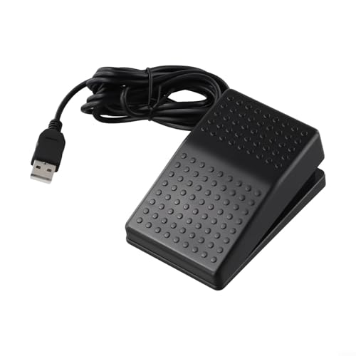 USB-Fußpedal-Steuerschalter für PC-Gaming und Multimedia-Nutzung mit vorprogrammiertem Tastatur-Maus-Adapter für Handbedienung und verbesserte Produktivität von EXTRWORY