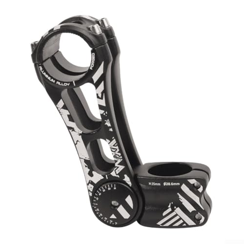 Verstellbarer Fahrradvorbau 31 8 mm für verbesserte Fahrdynamik, CNC-Aluminiumlegierung mit Winkeleinstellung von 85 bis 85 Grad (145 mm) von EXTRWORY