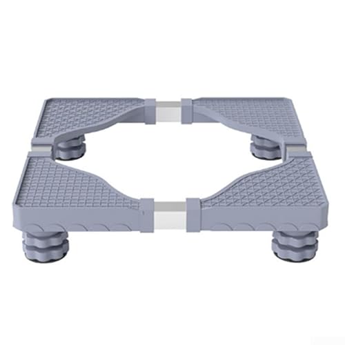 Verstellbares Bodengestell für Geschirrspüler und Waschmaschinen, reduziert Vibrationen effektiv (grau (grau (klein)) von EXTRWORY