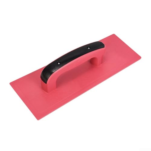 Wandkitt Auftragswerkzeug mit Kunststoffklinge und Kellenbürste für Trockenbau Glättung und Bauprojekteffizienz (rot-S) von EXTRWORY