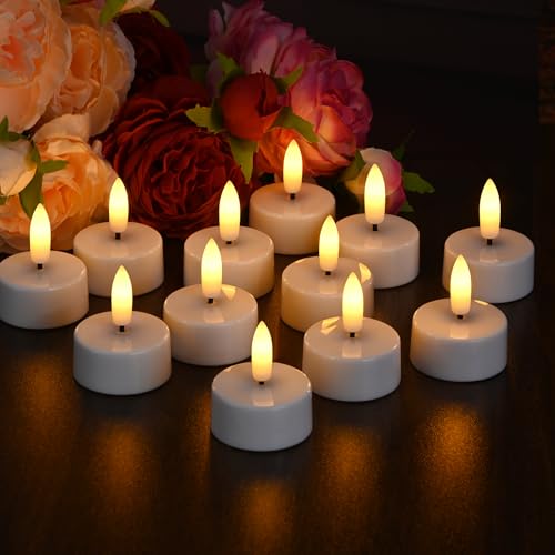 EXTSUD 12 Stück Led Teelichter mit Timer Batteriebetriebene Kerzen LED Tea Light Flammenlose Kerzen Kerzenlicht Nachtlicht Elektrische Teelichter Jugendweihe Windlicht Tischlicht Wohnzimmer Deko EXTSUD 12 Stück Led Teelichter mit Timer Batteriebetriebene Kerzen LED Tea Light Flammenlose Kerzen Kerzenlicht Nachtlicht Elektrische Teelichter Jugendweihe Windlicht Tischlicht Wohnzimmer Deko von EXTSUD
