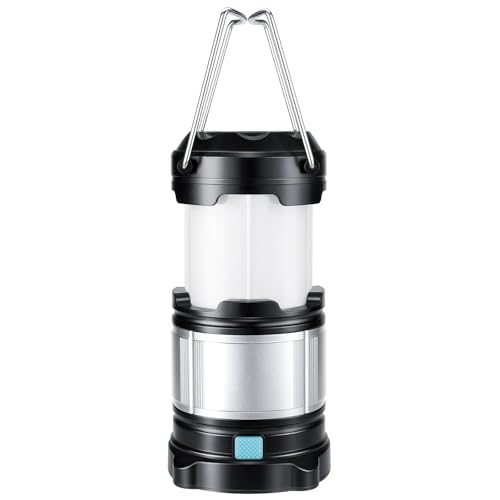 EXTSUD IPX5 LED Camping Laterne Helle Campinglampe Led USB Lampe Taschenlamp wiederaufladbare Power Bank Eingebaute Batterie,4 Licht Modi für Nachtfischen,Jagen von EXTSUD